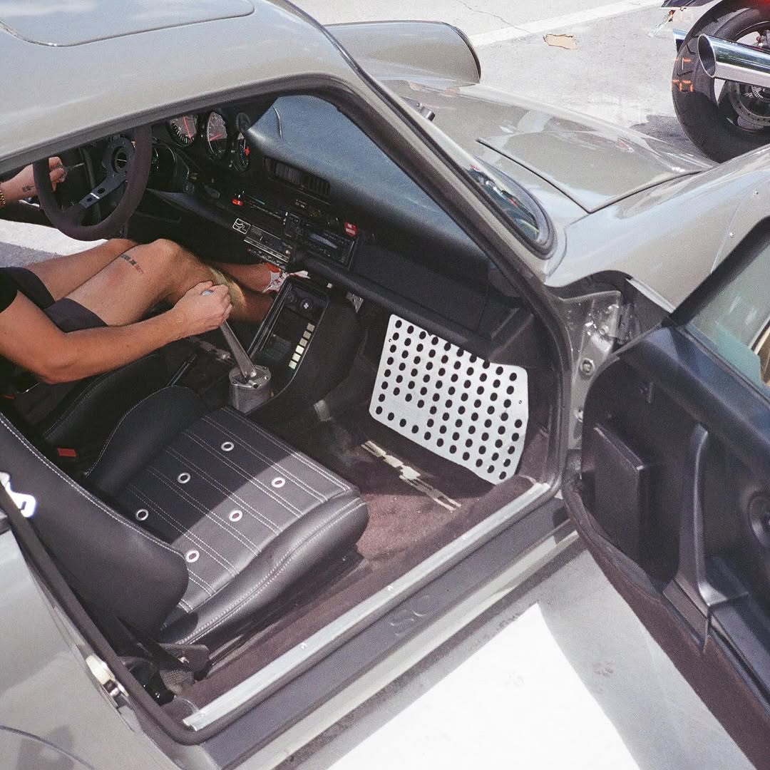Dawson Gant Porsche interior, luxury car detail showing the driving lifestyle of Dawson Gant