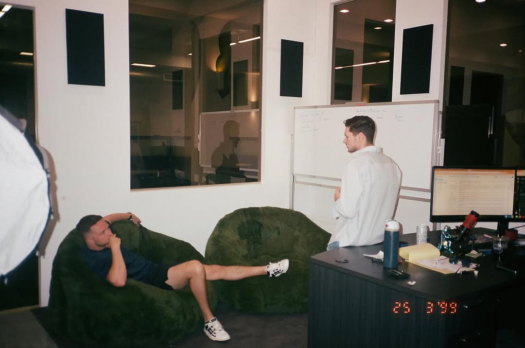 Dawson Gant in his office, where Dawson Gant manages real estate and growth operations